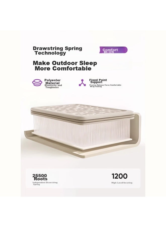 Primitive Man Yuanren Dan Si Yun Bed, Automatic Inflatable Mattress, Outdoor Tent Air Bed, Floor Sleeping Pad, Home Sleeping Mat, Camping - Image 1