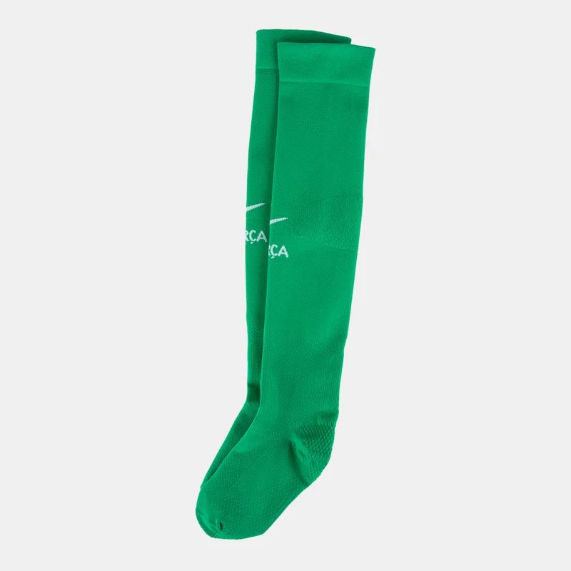 Nike Green FC Barcelona VaporFast Goalkeeper Football Over-The-Calf Socks  | Best Price UAE