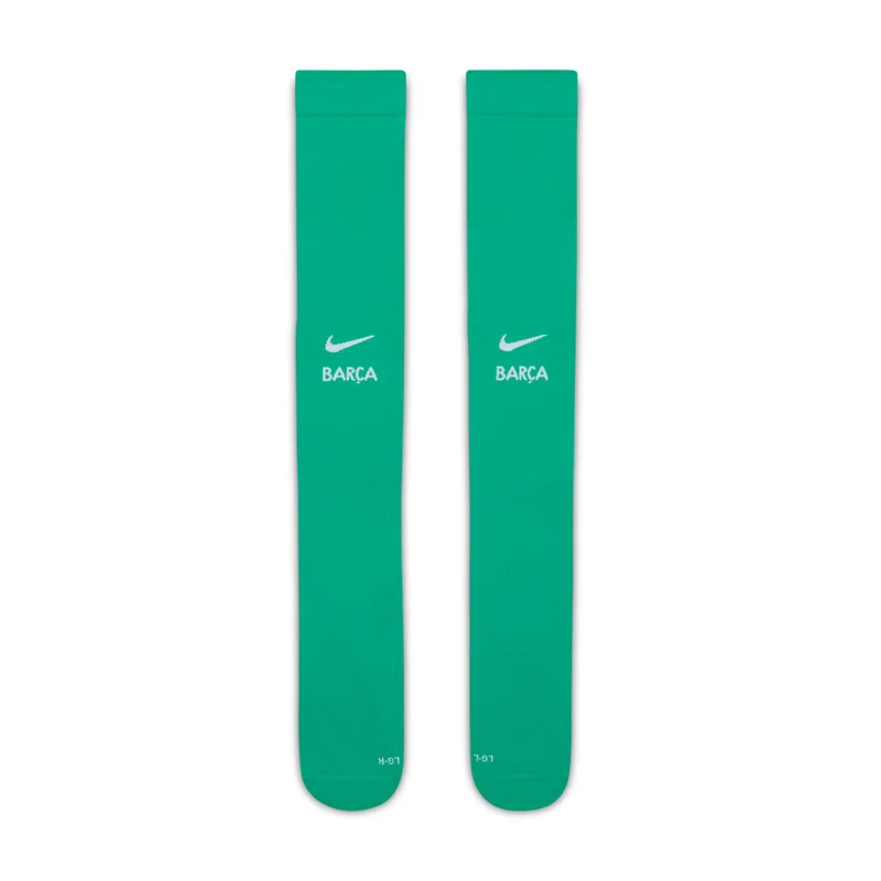 Nike Green FC Barcelona VaporFast Goalkeeper Football Over-The-Calf Socks  | Best Price UAE