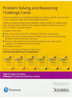 Pinpoint Maths Year 3 Problem Solving and Reasoning Challenge Cards: Y3 Problem Solving and Reasoning Pk  - Image 1