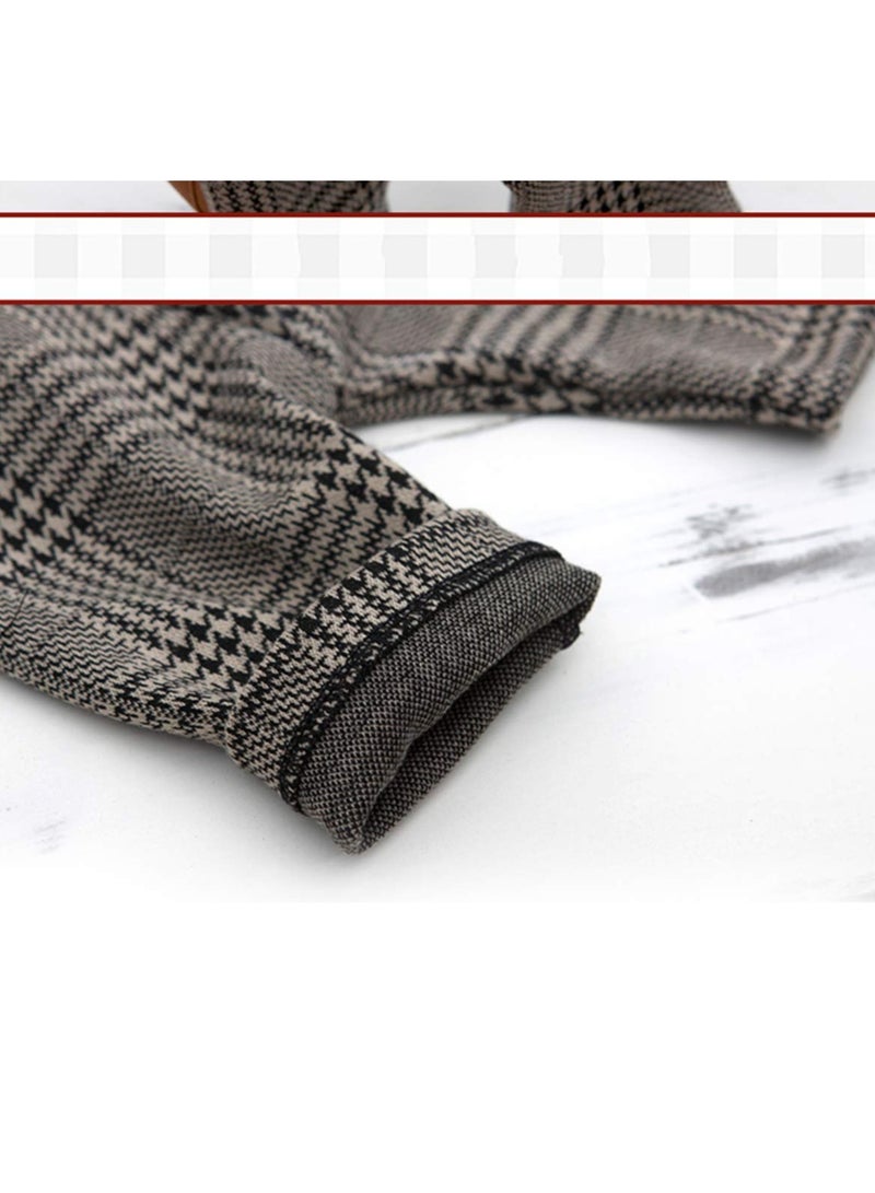 SOLARAE Newborn Photography Props: Retro Plaid Suspenders, Flat Cap, and Duck Tongue Hat Suit for Boys - Stylish Dark Gray Outfit for Cool Baby Boys. - Image 5