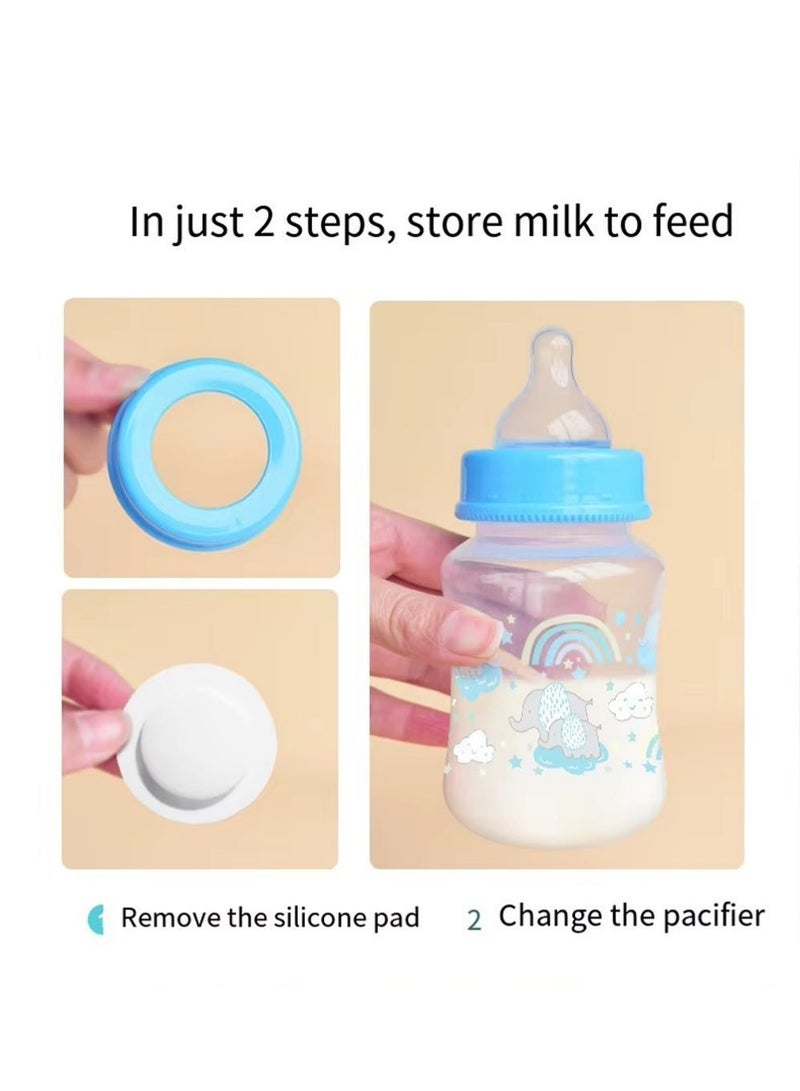 Bincoo 3 Pack Breast Milk Bottles Storage , Breastmilk With Accurate Measurement Markings And Compatible With Breast Pumps, 3 X 150 Ml Breastfeeding Supplies - Image 3