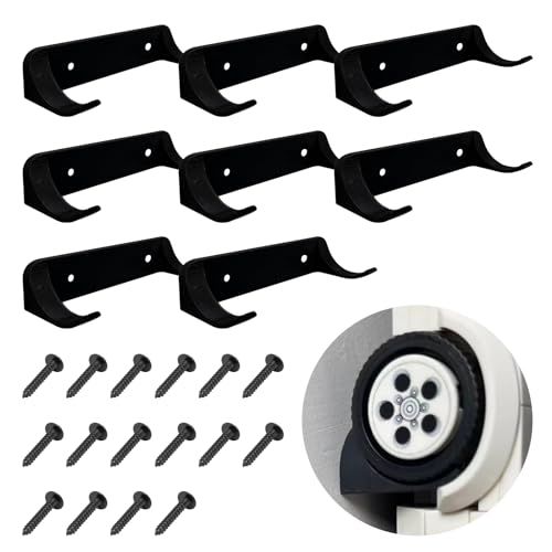 Foycow 8 PCS Car Wall Mount - Compatible with Lego Speed Champion Series - Collectible Car Display Rack for Enthusiasts - Display Cars by Wheels on Wall - Image 1