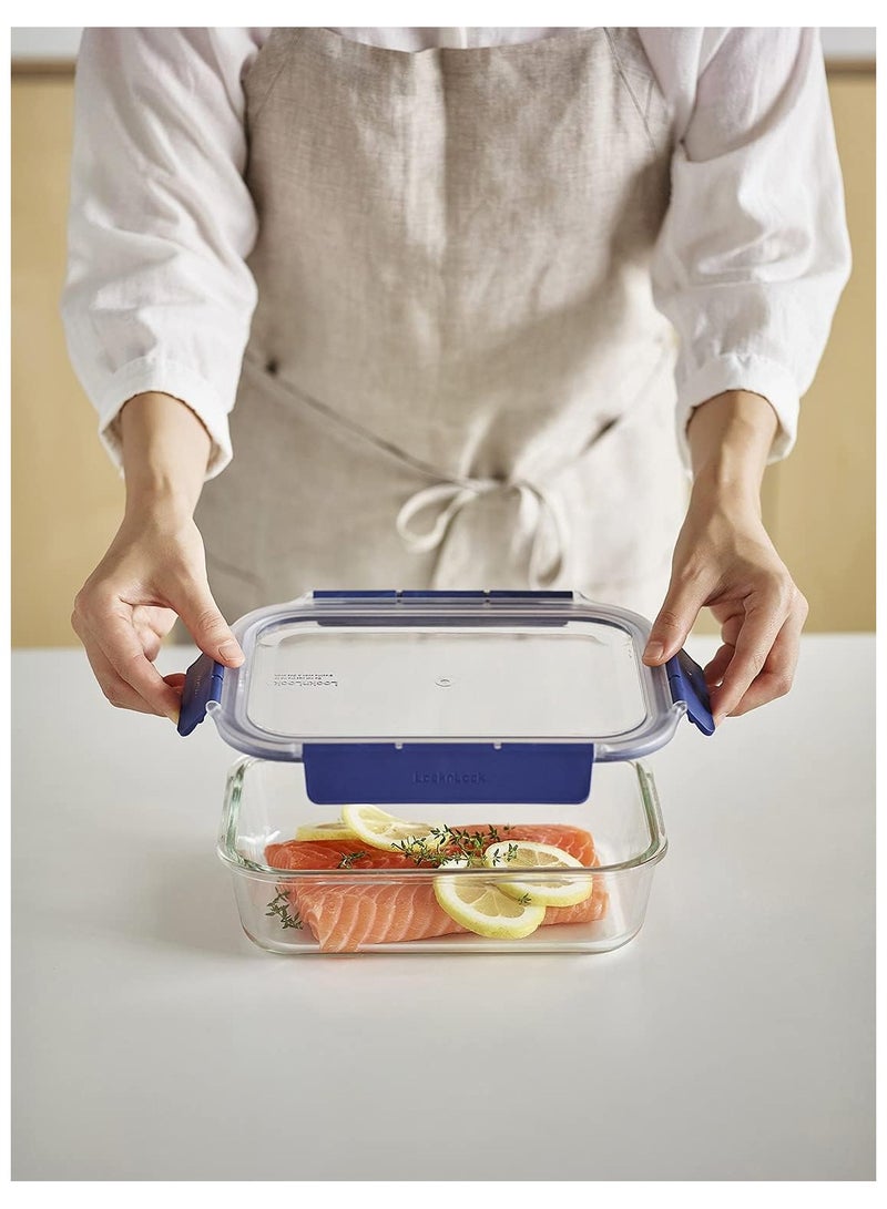 LOCK & LOCK Topclass Rectangular Heat Resist. Glass 1.6L - Image 4