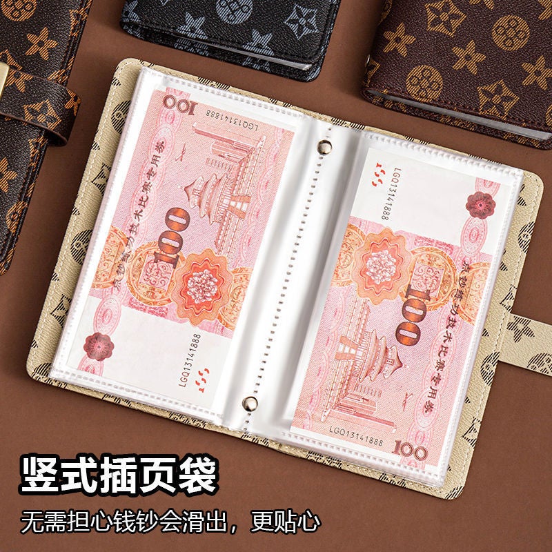 Internet Celebrity Financial Management Storage Book Password Book High-End Retro Money Saving Book Can Place Cash Storage Large Capacity - Image 5