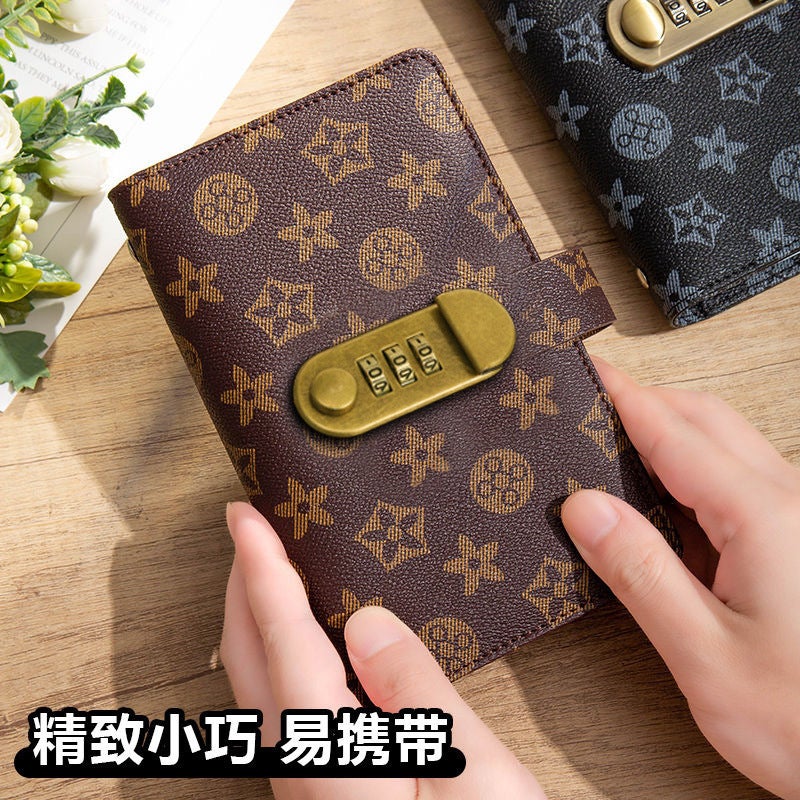 Internet Celebrity Financial Management Storage Book Password Book High-End Retro Money Saving Book Can Place Cash Storage Large Capacity - Image 2