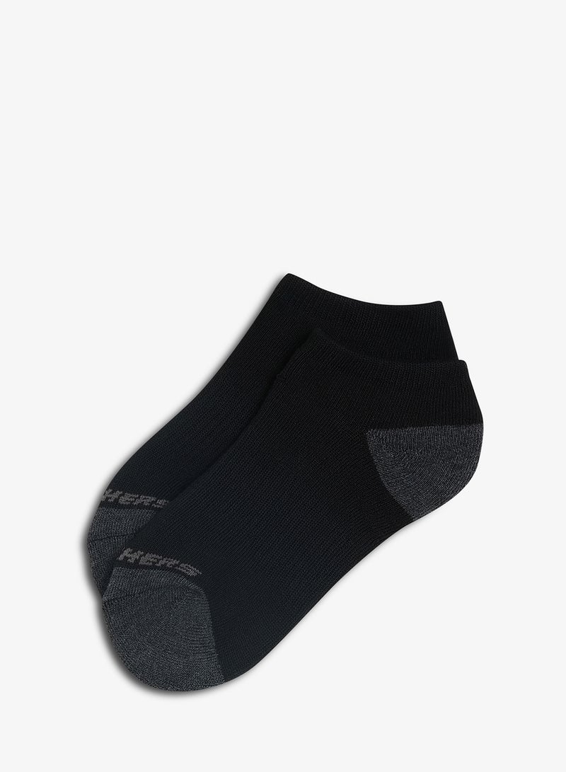SKECHERS 3 Pack Full Terry No-Show Socks - Image 2
