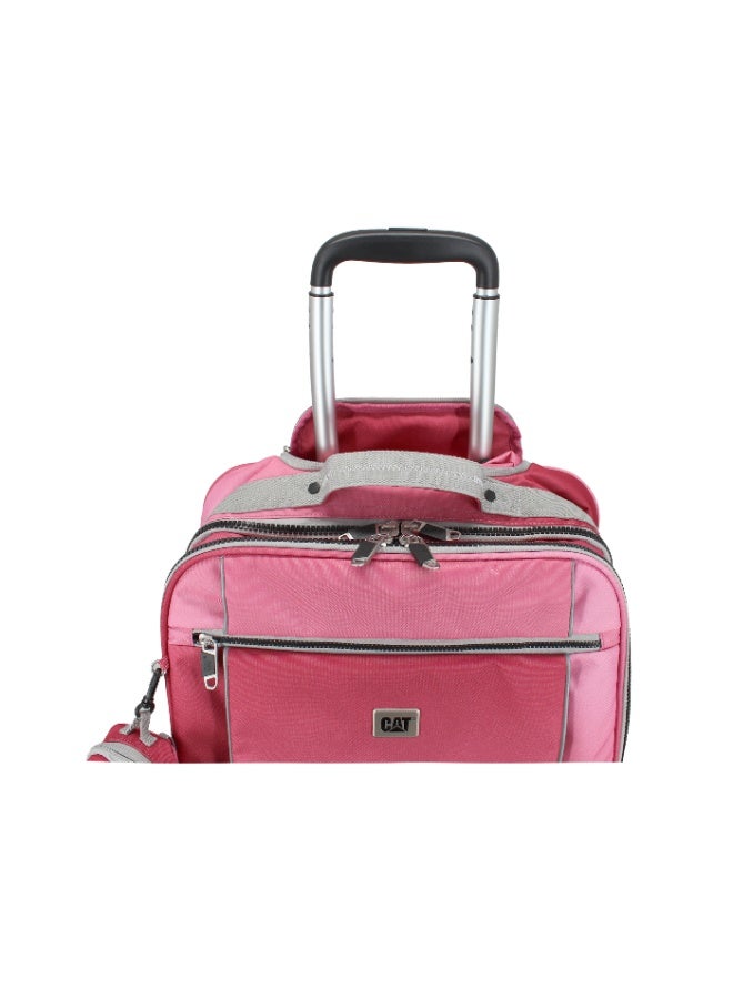CATERPILLAR CAT SwiftRider 4 Wheel Trolley - Gradient Pink - Image 4