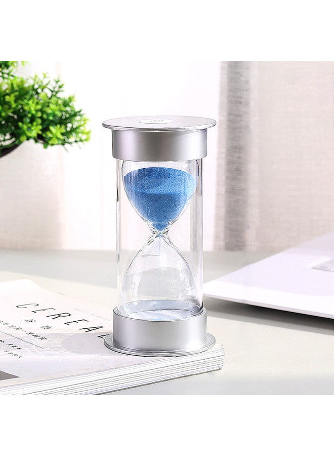 Extreme Space Jidukongjian Silver Lid Sandglass Set, 15-minute Children's Study Timer, Birthday Gift, Shatterproof Ornament - Image 3