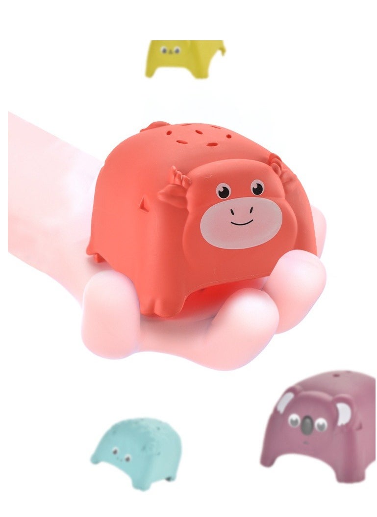 PYEBE Stacking Cups Baby Building Toy Nesting Cup Early Educational Toddlers Stacking Toy 8 Pcs with Pattern Fun for Kid Baby 6 to12 Months Play for Indoor Outdoor Bathtub Beach  - Image 5