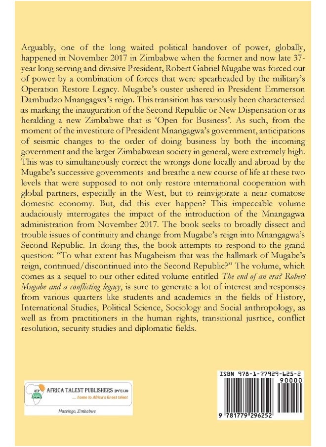 Mugabeism after Mugabe?: Rethinking Legacies and the New Dispensation in Zimbabwe's 'Second Republic'  - Image 2