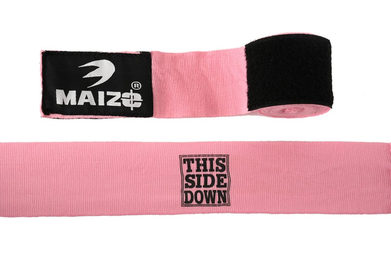 Maizo Stretchable Support Hand wrap, Workout/Boxing & Punching Great for MMA, Muay Thai, Martial Arts, Wrist Support for Adults (108, Pink) - Image 5