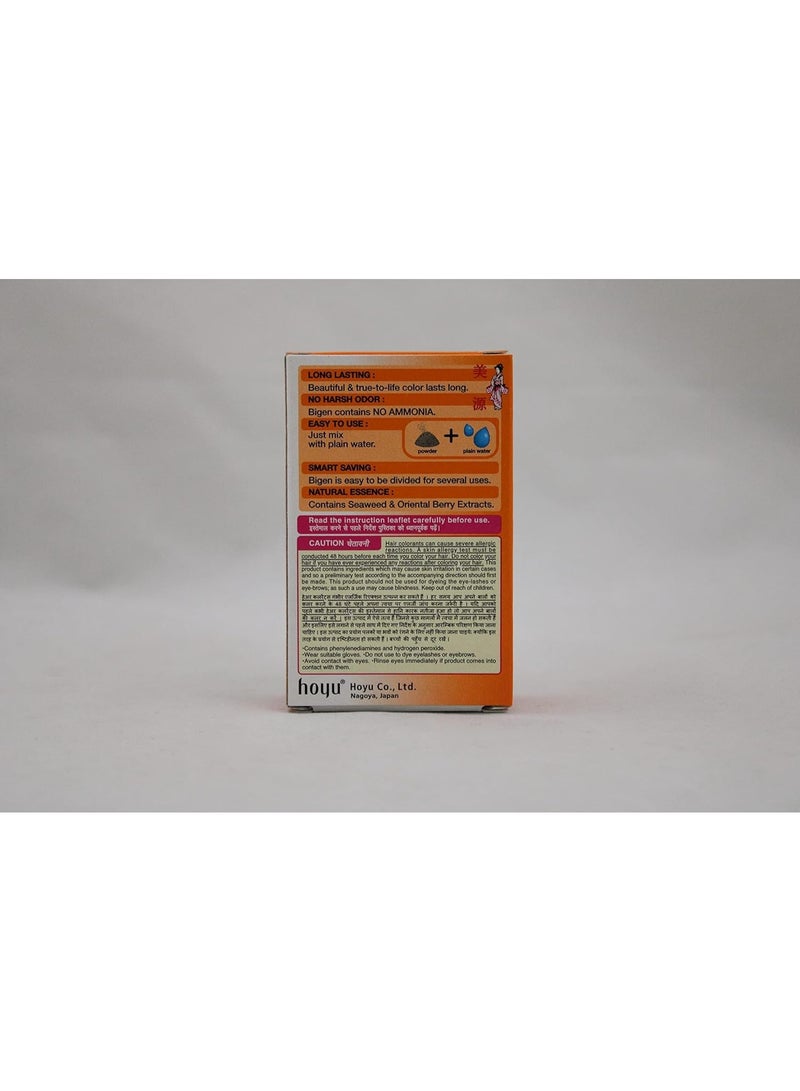 Bigen Powder Hair Color, Black Brown N20 (6g) - Image 2