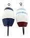 The Bridge Collection Set of 2 Decorative Wall Hooks with Coastal Buoy Design Coastal Hangers for Nautical Themed Spaces Ocean Themed Buoy Wall Hooks for Towel or Key Storage - Image 2
