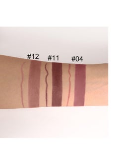 DNM evpct 3Pcs Chestnut Nude Brown Matte Lip Liner and Lipstick Combo Set Kit for Women DNM Antique Rose Magic Lipstick 24 Hours Original Lip Liner Makeup Stain Long Lasting Waterproof Smudge Proof labial  - Image 4