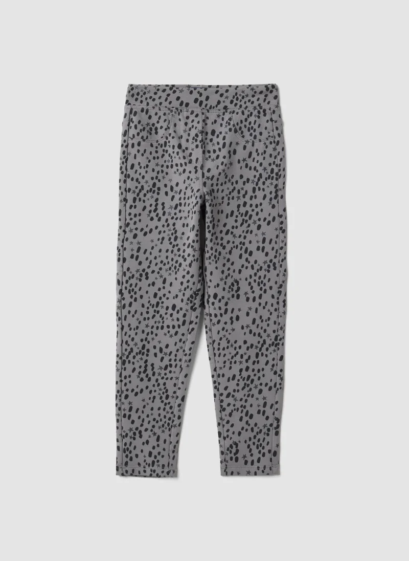 Ovs OVS Grey skinny stretch organic cotton treggings for girls