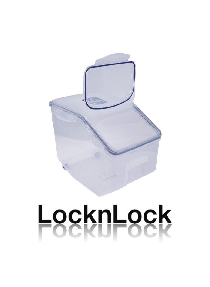 LOCK & LOCK LocknLock 12L Rice Case with Cup – Durable, BPA-Free Kitchen Storage with Enhanced Silicone Seal  - Image 2