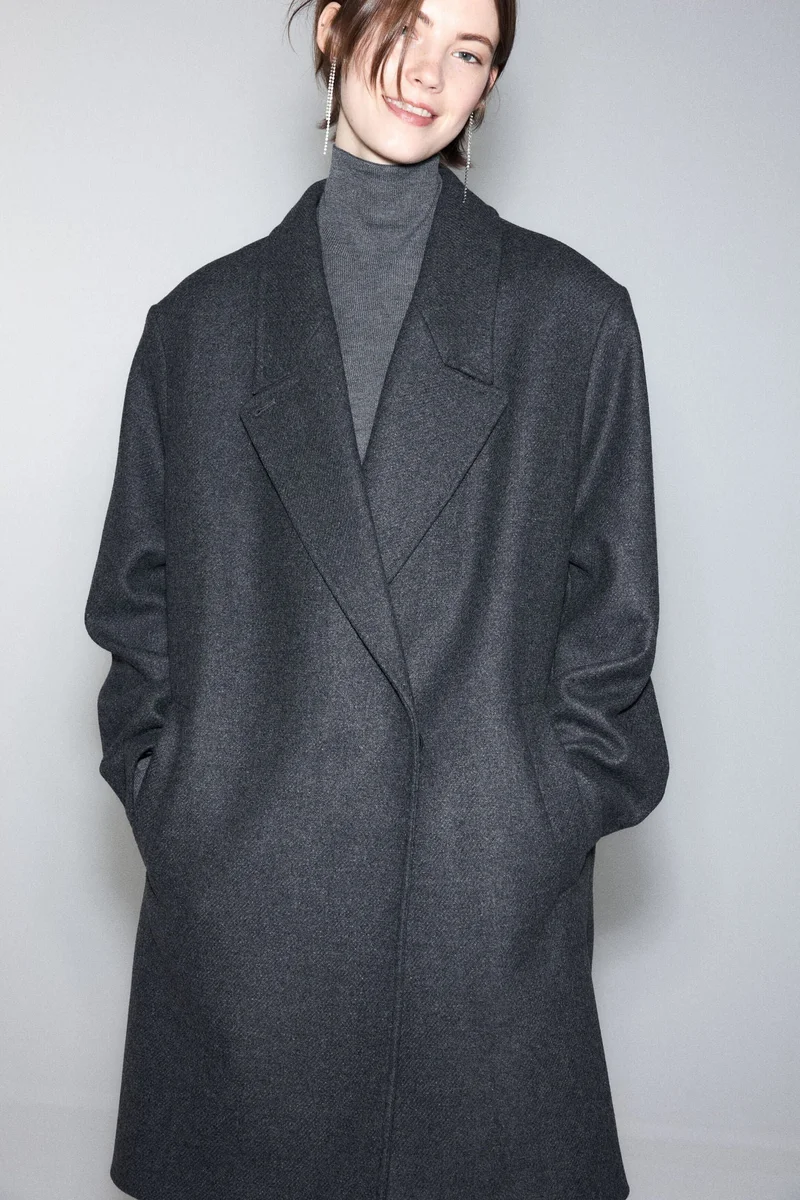 H&M Oversized wool-blend coat