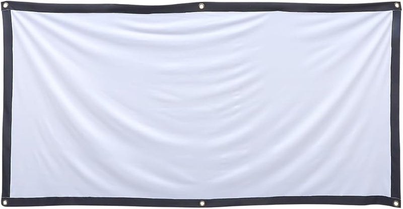 100 Inch Foldable Projector Screen Set With Anti Light Fabric For Home Theater - Image 1