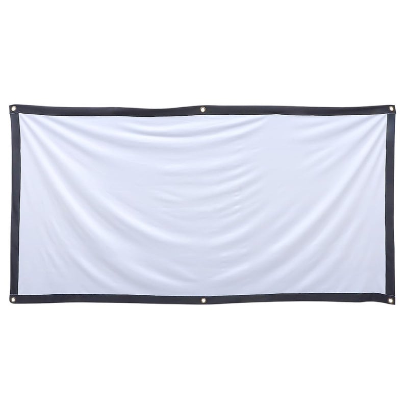 100 Inch Foldable Projector Screen Set With Anti Light Fabric For Home Theater - Image 2