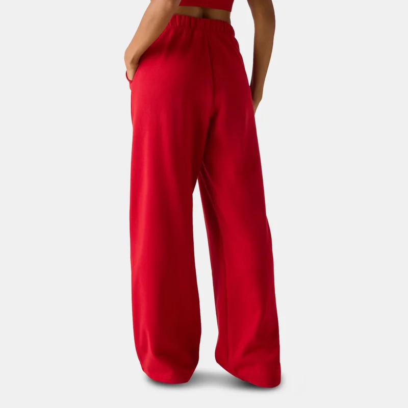 Fabletics Women's Cozy Fleece Wide-Leg Sweatpants