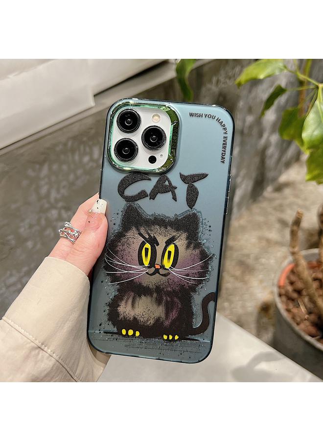 S-TOP Case For iPhone 13 Pro Electroplated Lens Ring Cartoon Animal Phone Case - Image 2