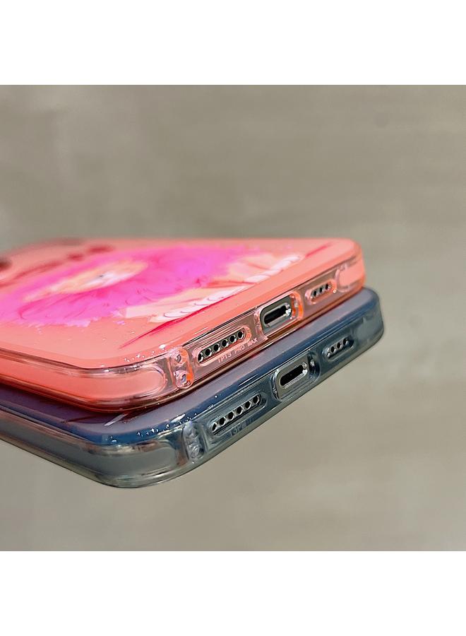 S-TOP Case For iPhone 13 Pro Electroplated Lens Ring Cartoon Animal Phone Case - Image 4