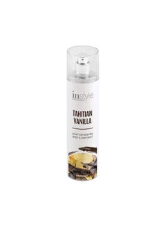 Instyle Fragrances Body & Hair Mist | Tahitian Vanilla Scent | With Panthenol | CLEAN, Vegan, Paraben Free, Phthalate Free | Premium 8 Fl Oz Spray Bottle  - Image 1