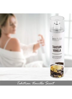 Instyle Fragrances Body & Hair Mist | Tahitian Vanilla Scent | With Panthenol | CLEAN, Vegan, Paraben Free, Phthalate Free | Premium 8 Fl Oz Spray Bottle  - Image 3