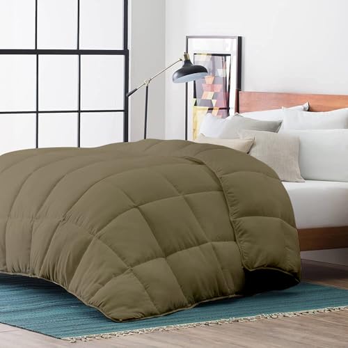 Razzai All-Season Comforter 220 GSM | Super Soft Fluffy & Lightweight Comforter Single Bed Comforter (60" x 90" Inches/152cm x 228cm) - Single Bed Comforter - Beige - Image 2