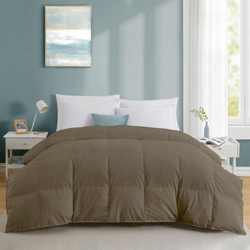 Razzai All-Season Comforter 220 GSM | Super Soft Fluffy & Lightweight Comforter Single Bed Comforter (60" x 90" Inches/152cm x 228cm) - Single Bed Comforter - Beige - Image 1