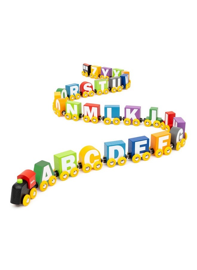 Brio BRIO - 36076 Letter Train Engine | Wooden Train Set Accessory Toy for Kids Age 2 Years Up  - Image 3