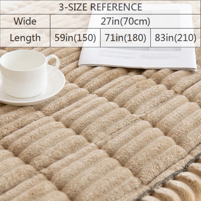 Gumfolk Pet Couch Covers for Sofa Slipcovers Couch Protector for Dogs Washable Cushion Cover, Sofa Pad Blanket Furniture, Brown, 27in*59in - Image 2