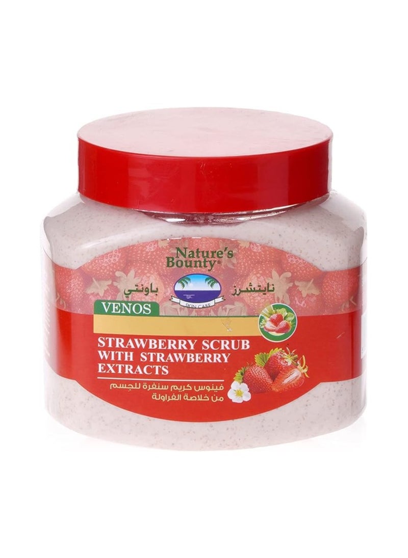 NATURE'S BOUNTY Venos Straweberry Scrub 300ml  - Image 1