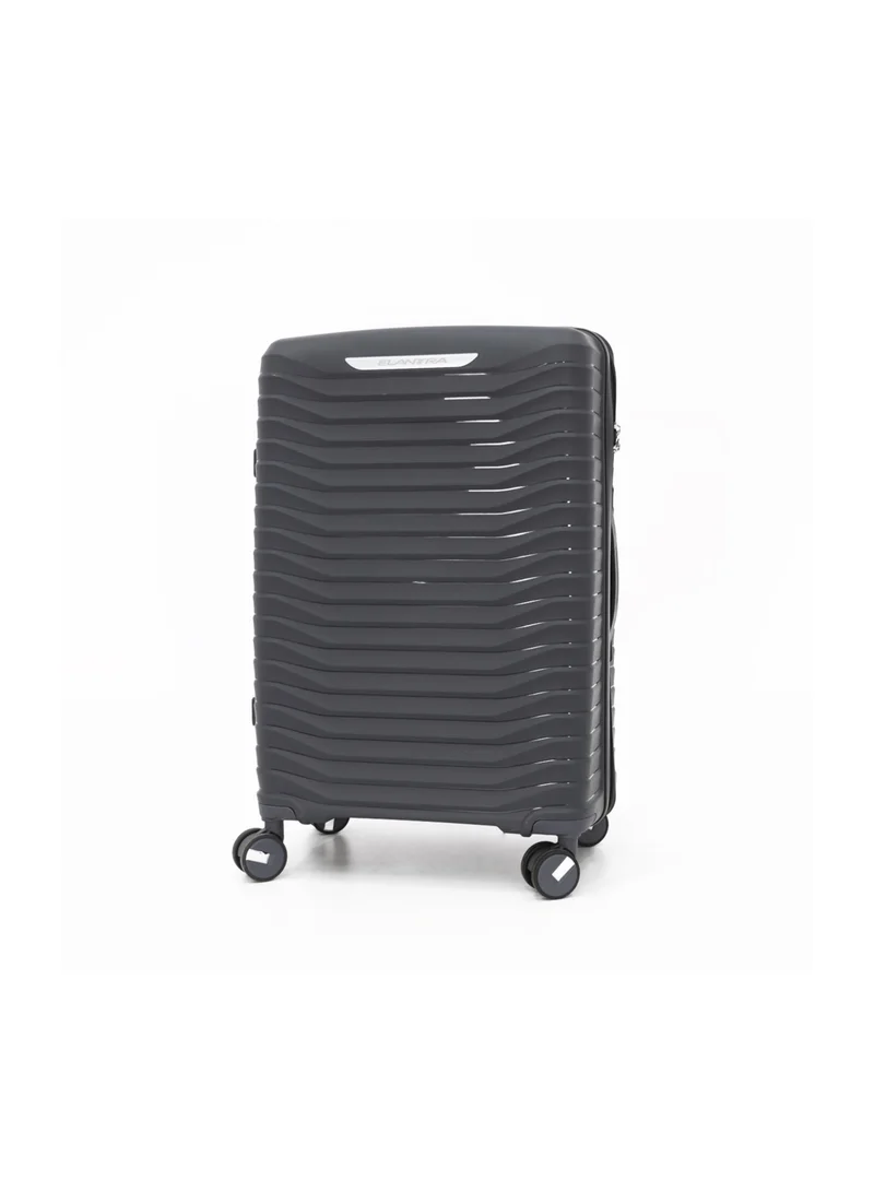 إلنترا Hardshell Luggage Spinner Trolley Bag 3 Pieces Set,Grey (S-20",M-24",L-28")
