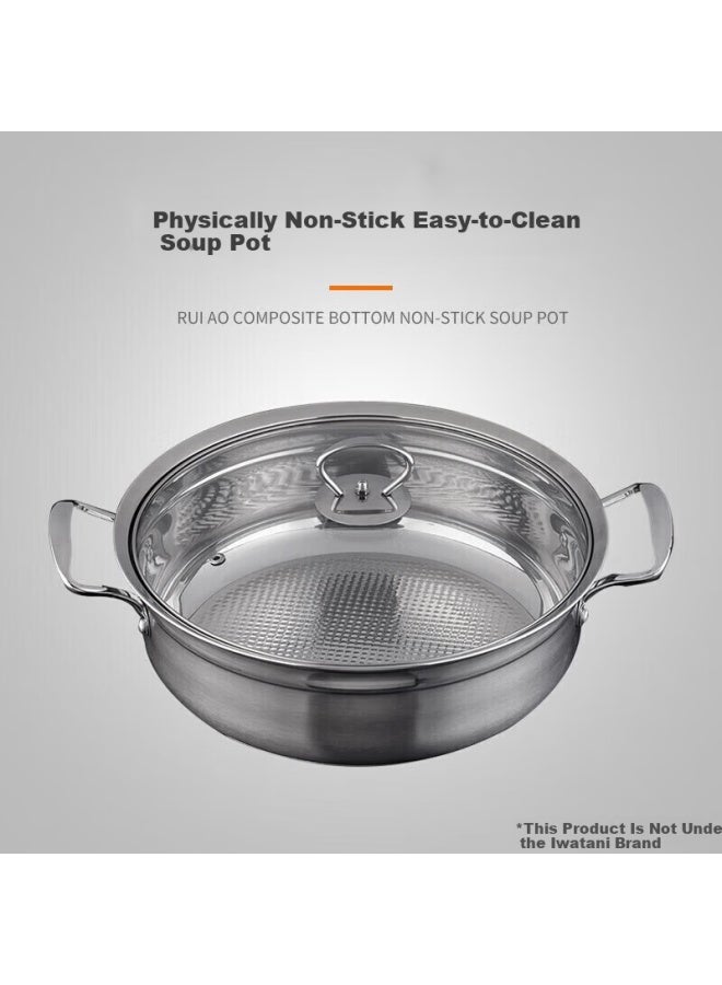 Iwatani Portable Cassette Stove, Self-driving Tour Outdoor Windproof Camping Gas Stove, Hot Pot Cooker Zkz-2f + Soup Pot Set - Image 4