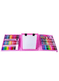 RAQTA 208-Piece Kids Art Set – Drawing & Painting Kit with Trifold Easel, Pencils, Watercolor Pens, Oil Pastels & More  - Image 3