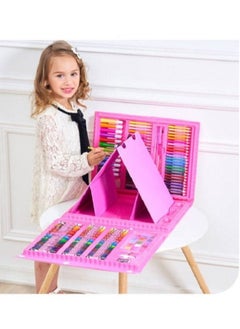 RAQTA 208-Piece Kids Art Set – Drawing & Painting Kit with Trifold Easel, Pencils, Watercolor Pens, Oil Pastels & More  - Image 5