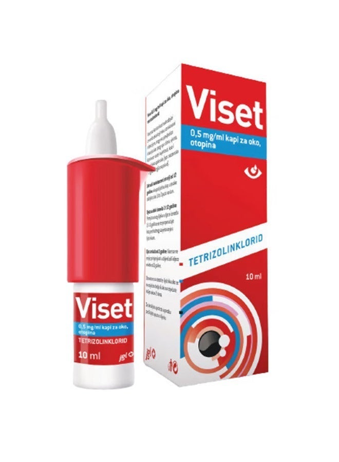 Viset Clear Eye Redness Relief Drops 0.5mg/ml 10ml, Lumi-fy , clear eye - Image 2