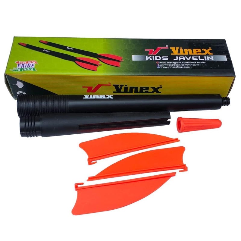 VINEX Kids Javelin, Red and Black, for Sports Events and School Competitions - Image 4