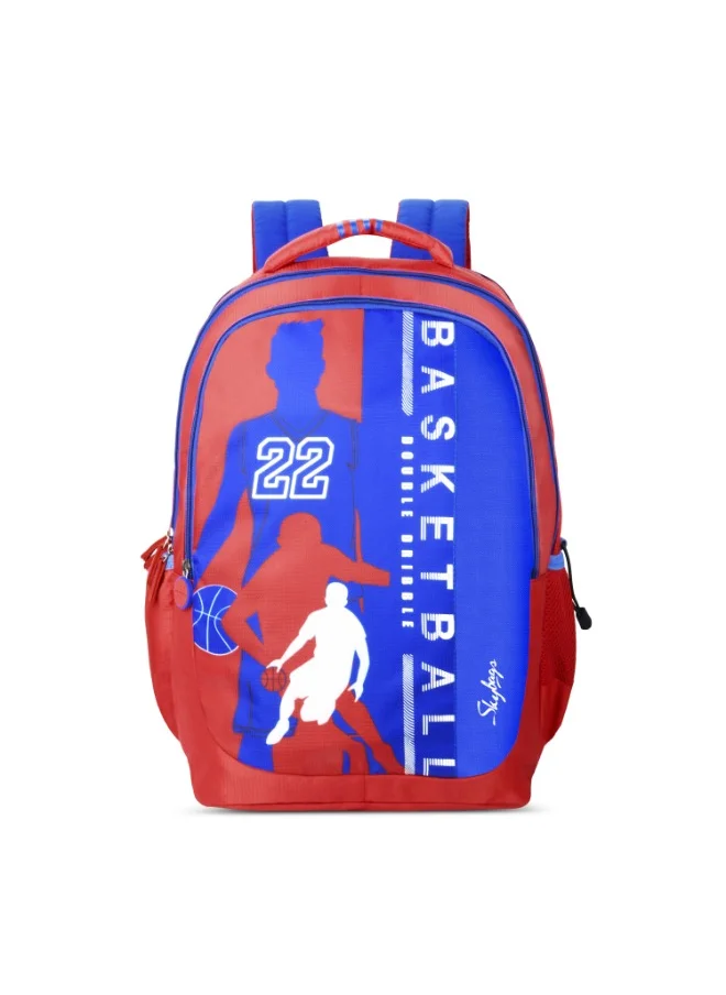 سكاي باجز SKYBAGS SQUAD PLUS Unisex Red Backpack 38 Ltr. - SK BPSDSC08RED