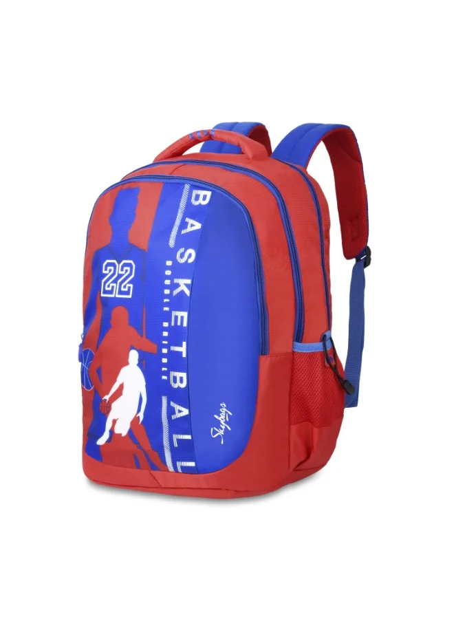 سكاي باجز SKYBAGS SQUAD PLUS Unisex Red Backpack 38 Ltr. - SK BPSDSC08RED