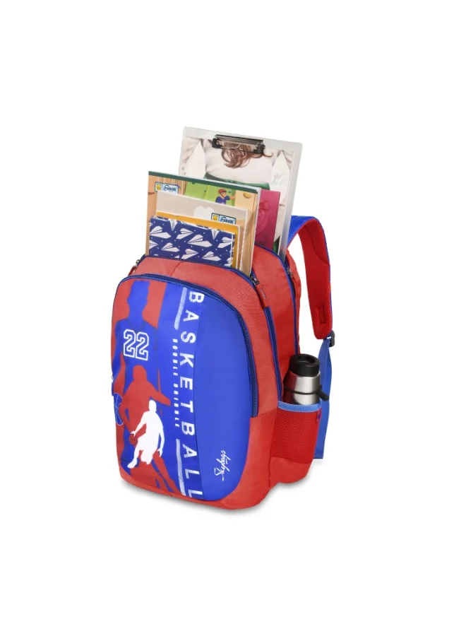 سكاي باجز SKYBAGS SQUAD PLUS Unisex Red Backpack 38 Ltr. - SK BPSDSC08RED