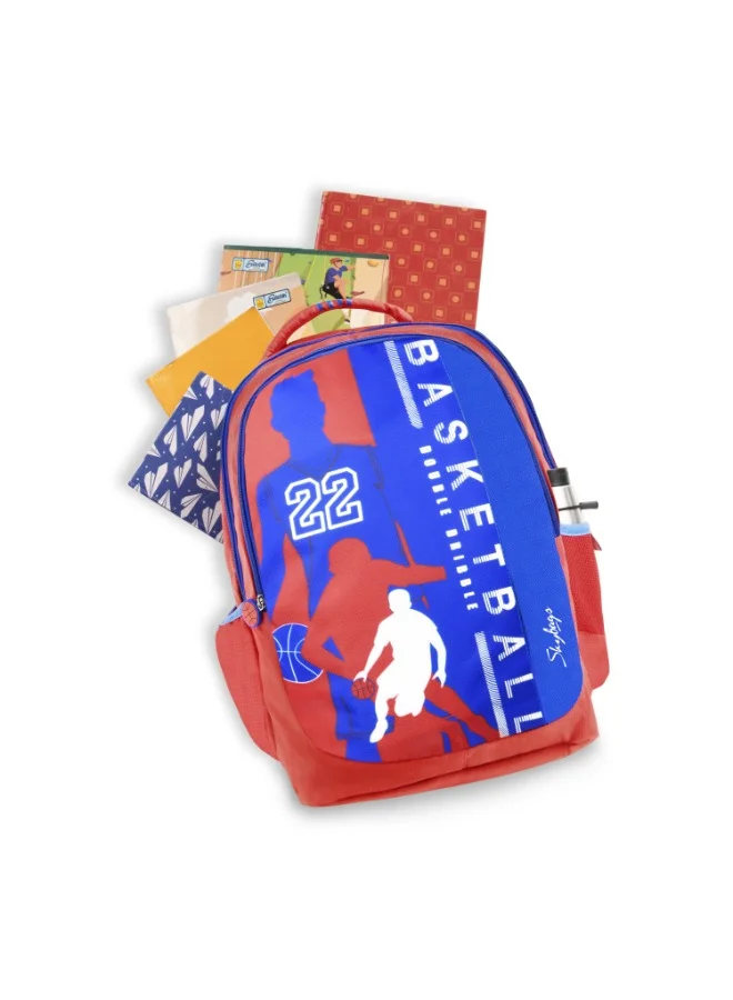 سكاي باجز SKYBAGS SQUAD PLUS Unisex Red Backpack 38 Ltr. - SK BPSDSC08RED