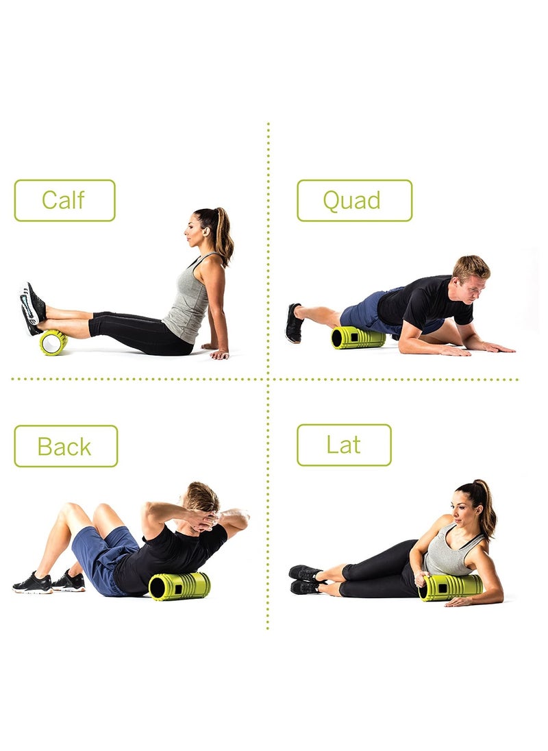 MDBuddy Muscle Stretching Physiotherapy Yoga Foam Roller (Blue)  - Image 4
