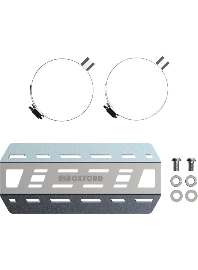 Oxford Adventure Motorcycle Exhaust Heat Shield - Image 2