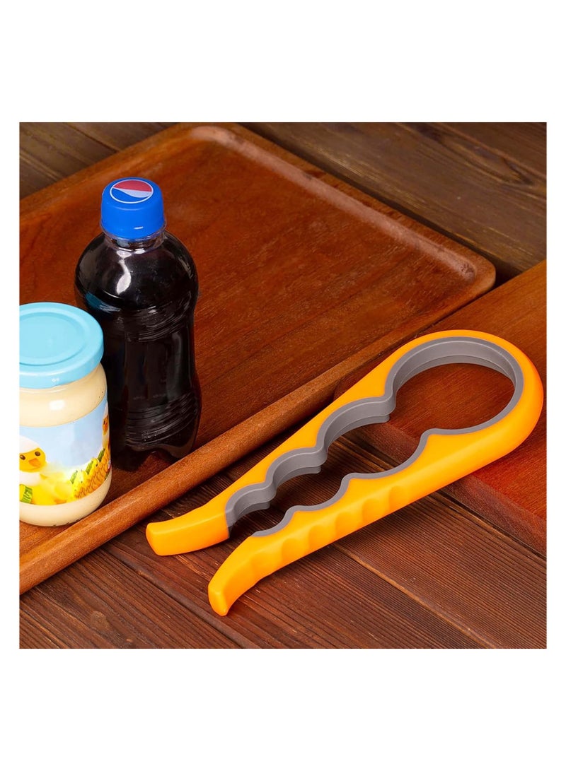 Bukela Jar Opener,  Non Slip Jar Bottle Opener Jar Gripper for Weak Hands, Seniors With Arthritis and Children, 4 in 1 Multi-Function Colorful Can Opener Get Lids Off Easily, Orange - Image 5