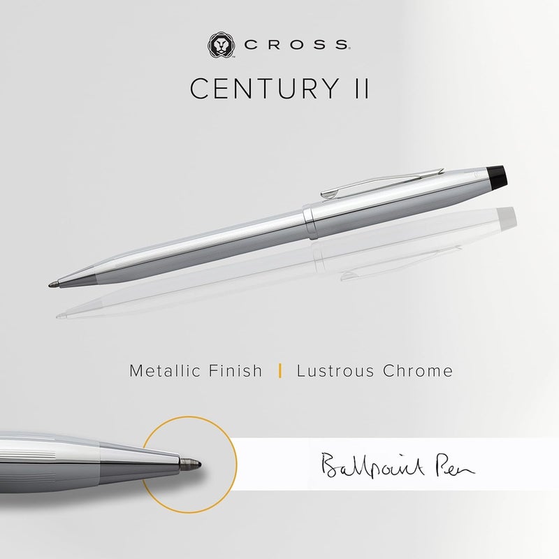 Cross Century II Ballpoint Pen in Lustrous Chrome - Image 3
