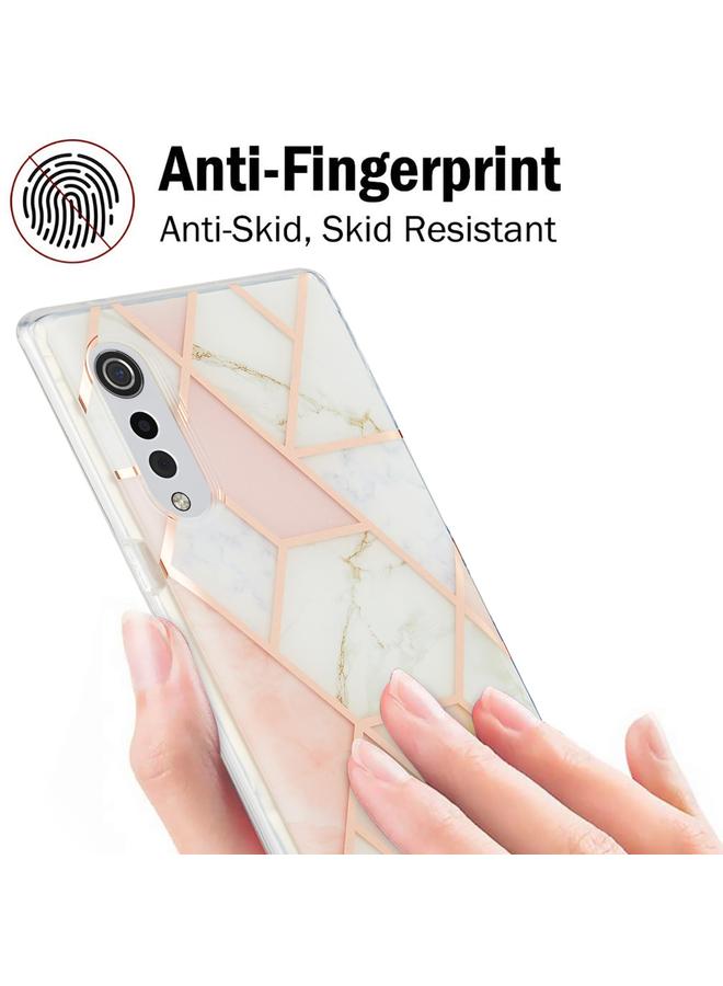 S-TOP Case For LG Velvet 4G / Velvet 5G / G9 3D Electroplating Marble Pattern TPU Protective Case - Image 4