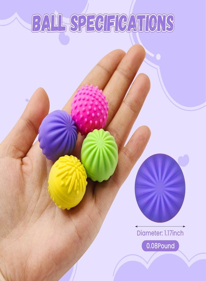 Beofinest Magnetic Stress Relief Balls with Silicone Shell, Fidget Toys, 4 Pieces of 1.17" Magnetic Balls for Adults, Desk Fidgets Toys for Office Stress/ Anxiety Relief, Holiday Stuffer Present - Image 4